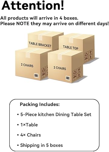 Miniatura 6 de Mesa de comedor extensible para 6-8 personas, moderna mesa de comedor rectangular con parte superior de piedra sinterizada y pedestal de acero al