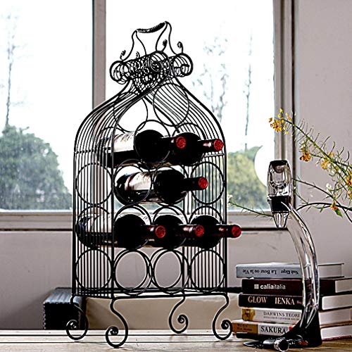 Soporte para botellas de vino metálico para 12 botellas miniatura 2