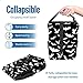 GACTIVITY Black and White Goth Bats Car Trash Can with Lid Collapsible Reusable Waterproof Car Garage Bag,Automotive Garbage Can,Car Accessories Interior Car Organizer
