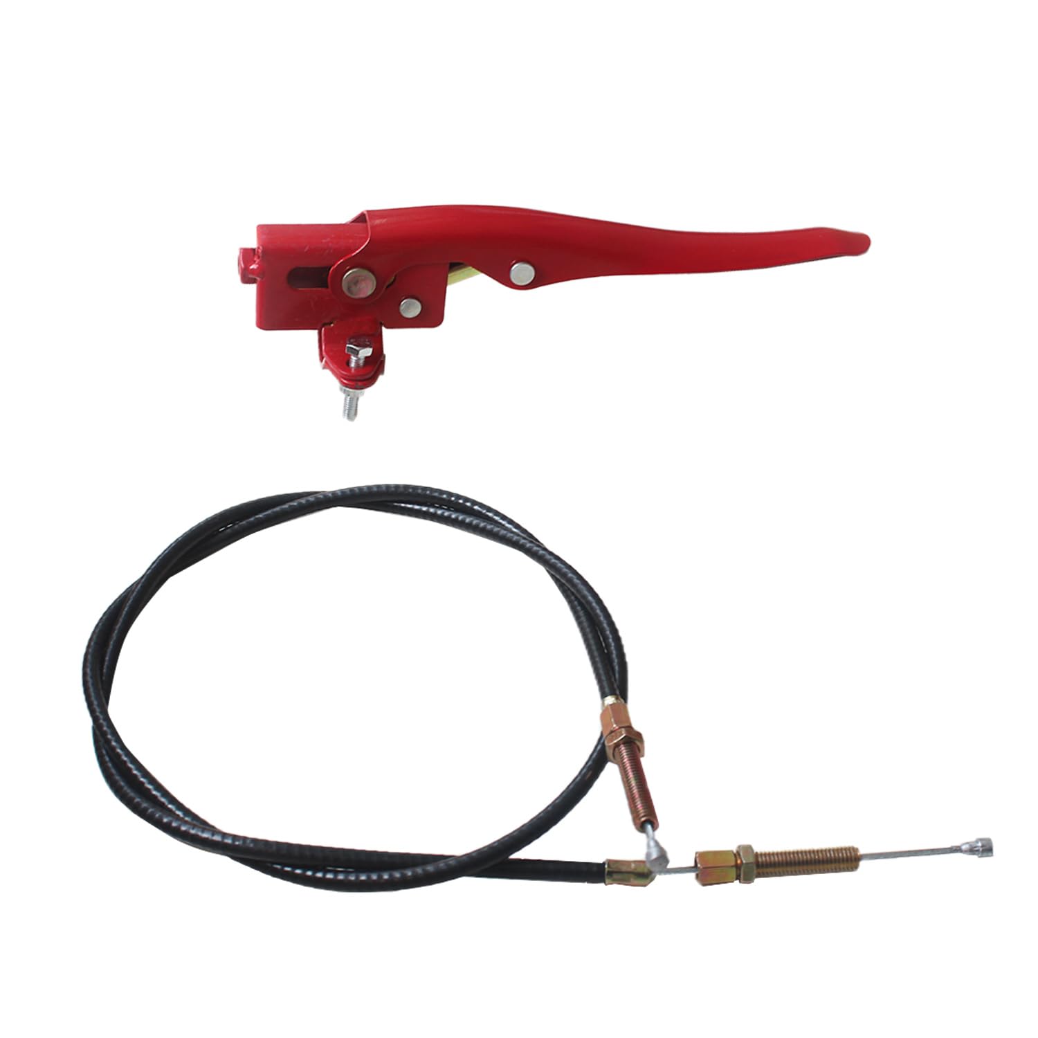 Maniglia frizione motozappa autobloccante per coltivatore rotativo motocoltivatore o motozappa maniglia di sicurezza gruppo leva frizione impugnatura del motocoltivatore (Lunghezza del cavo 1,1 m)