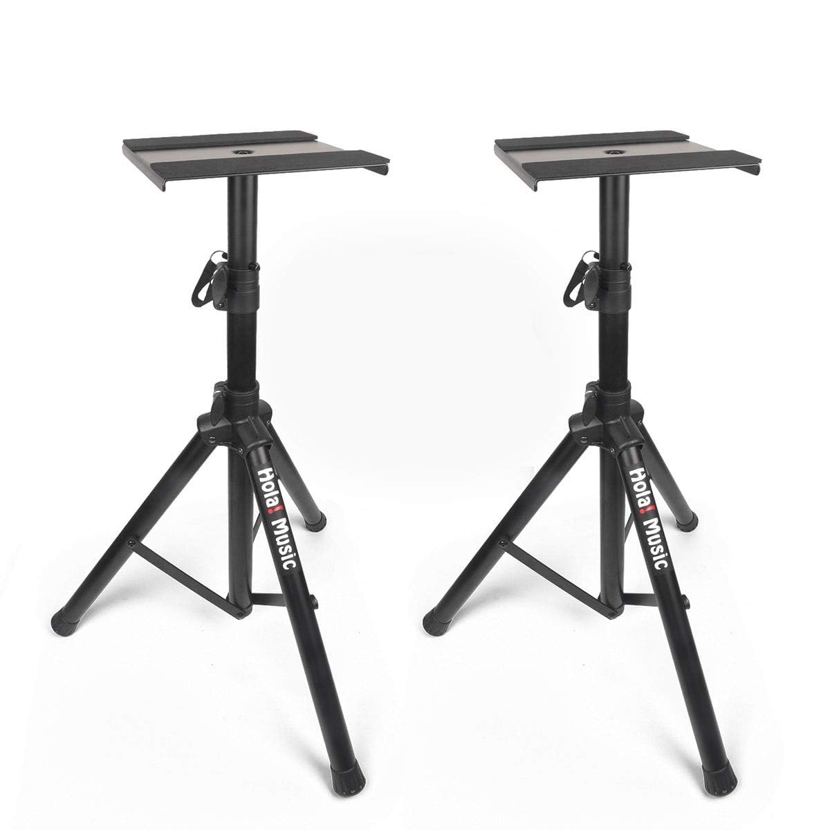 Studio Monitor Lautsprecher Ständer Paar mit professioneller Heavy-Duty Tripod Struktur verstellbare Höhe