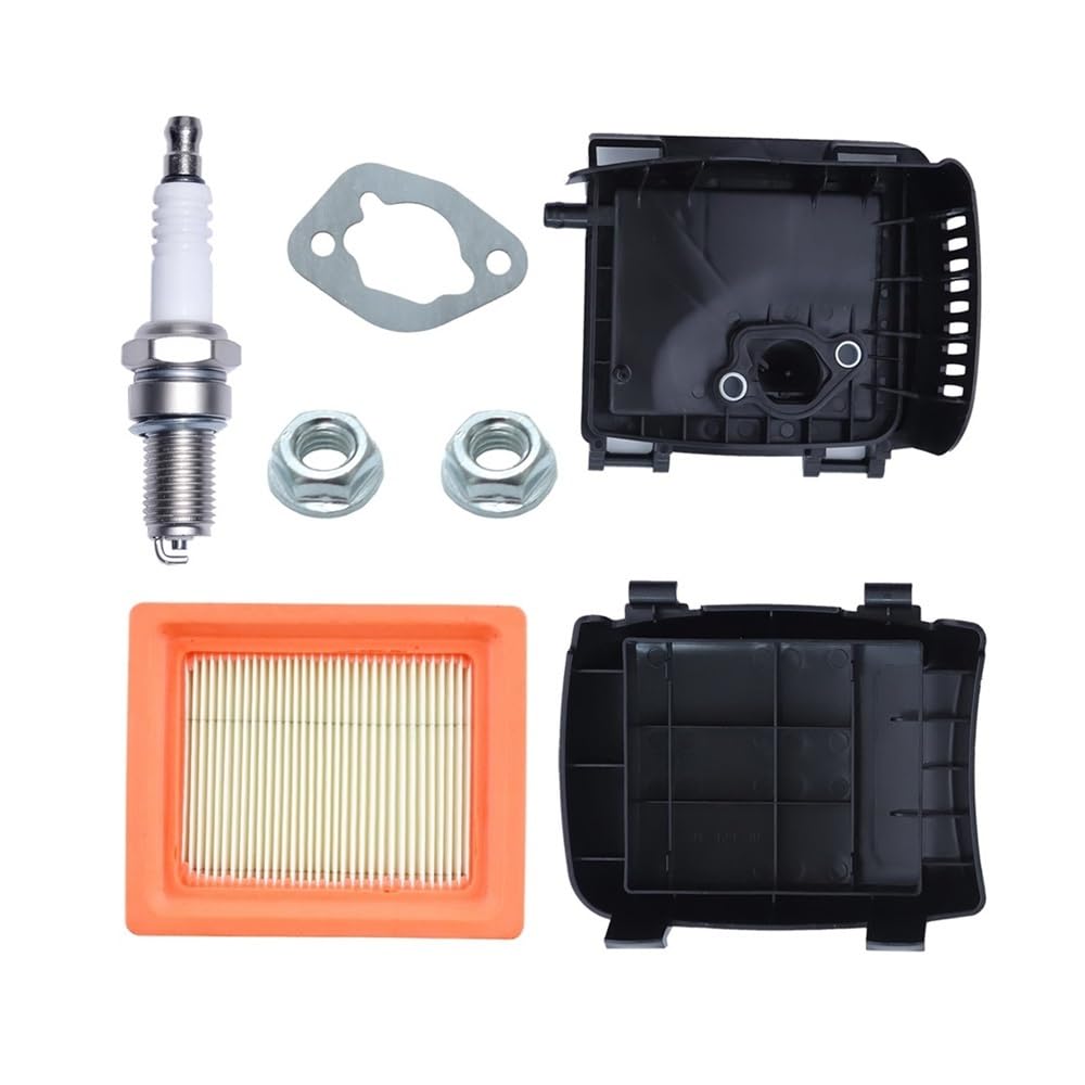 14 743 03-S Kit de Base de Cubierta de Filtro de Aire XT650 XT675 Motor Apto for cortacésped de 22" con bujía