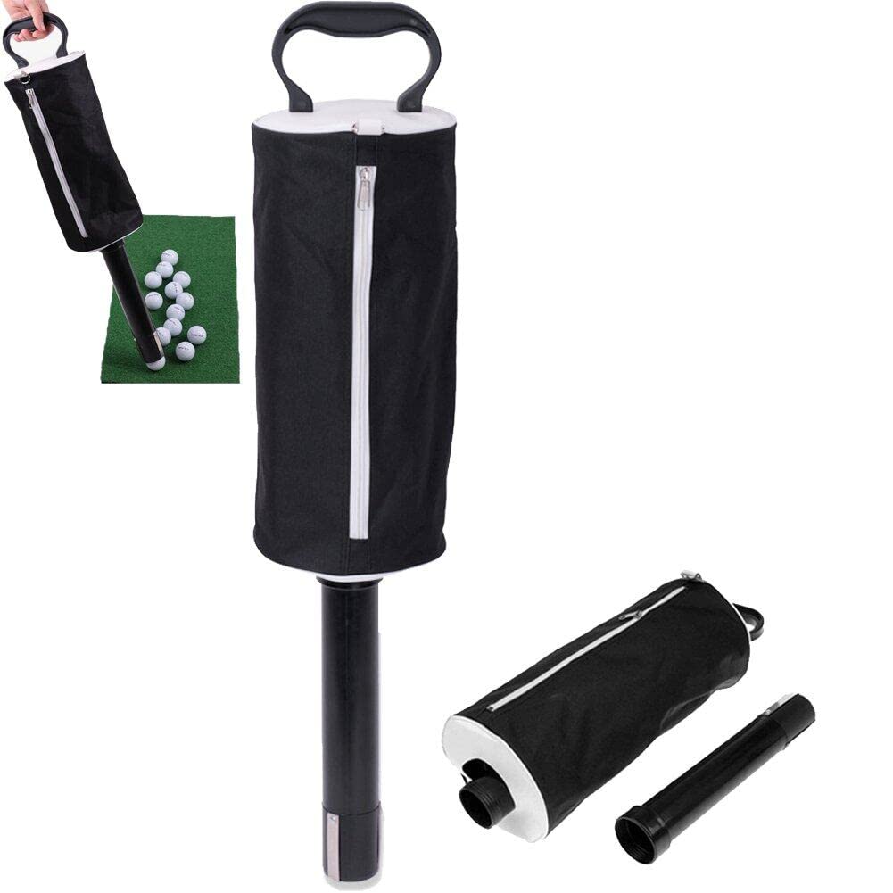 Casiler As Shown Golf Ball Retriever Golf Ball Collector Portable Golf Ball Shag Bag Golf Ball Collector Picker With Removable Tube