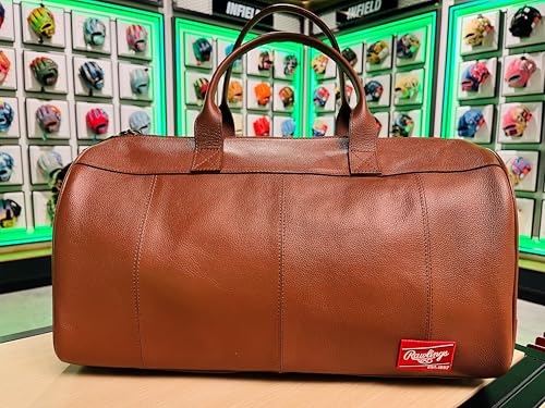 Cuir Rawlings brun clair au format standard en peau véritable pour artisanat
