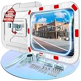 moveland Verkehrsspiegel Rechteckig 40x60 cm – Professioneller...