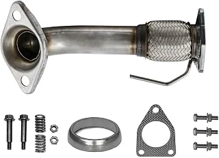 ONExhaust 4H52473 Direct Fit Exhaust Pipe Flex Pipe Stainless Steel Fits: Honda Accord 2.4L 2008-2012 | Acura TSX 2.4L 2009-2014