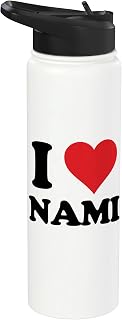 I Heart Nami First Name I Love Personalized Stuff Stainless Steel Insulated Water Bottle