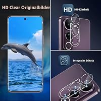 LiiLaa Schutzfolie für VIVO V50 Lite 4G/5G für Panzerglas, 2 Stück Gehärtete Glas Schutz Folie mit 2 Stück Kameraschutz, 9H displayschutz Ultra-klar Schutzglas – Ansicht 5