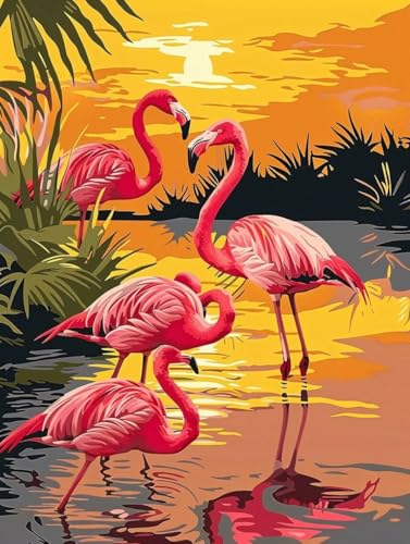Peinture Diamant Coucher Soleil 5D pour créer une décoration murale salon relaxation