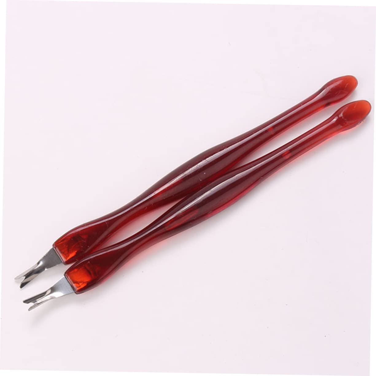 IWOWHERO 48pcs Nail Art Tools Set Cuticle Remover Exfoliating Spatula Dead Skin Forks for or Personal Use