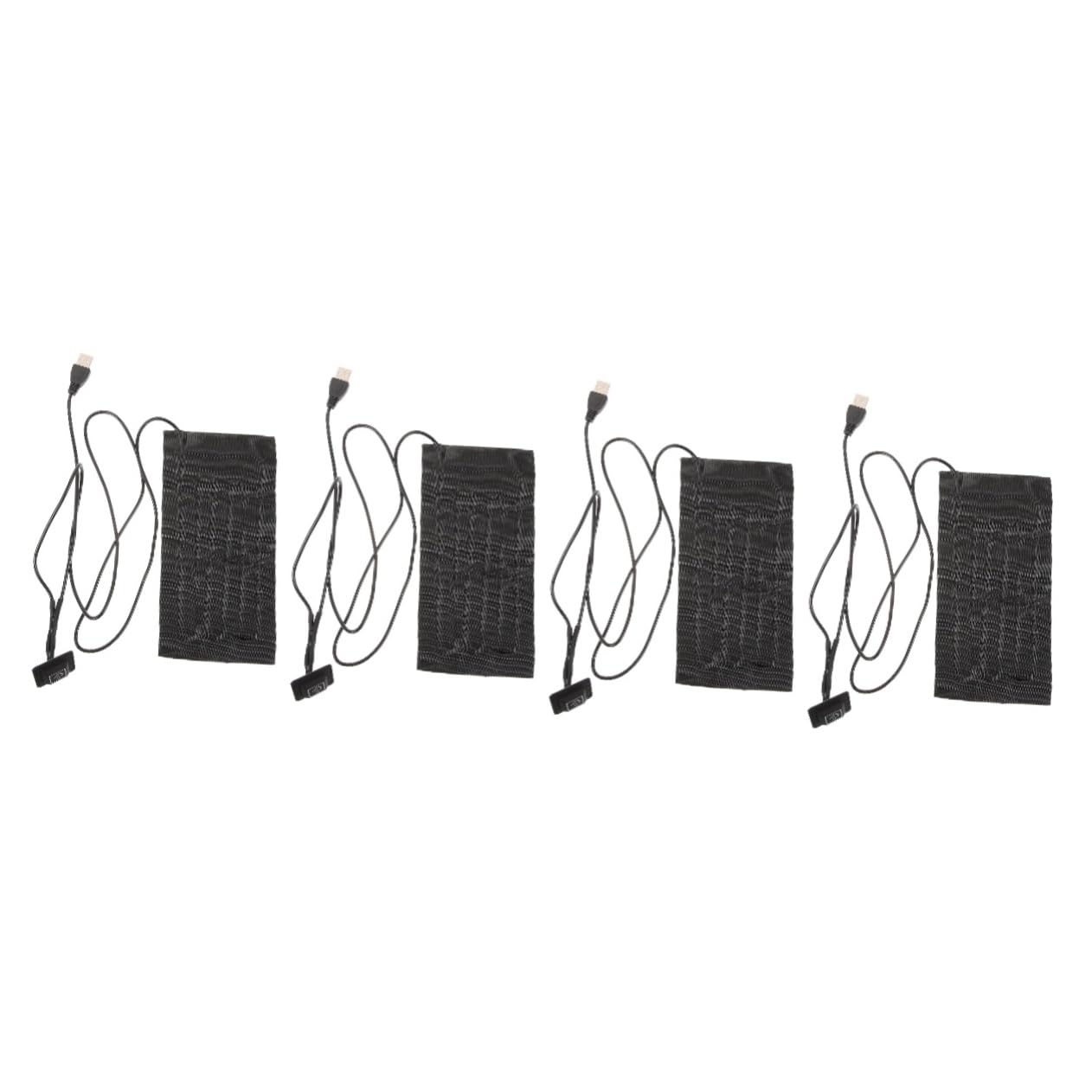 Abaodam 4 Stück Heizmatte für Pflanzen Einstellbare Pflanzenheizmatte USB für Keimung Pflanzen für Gewächshaus Terrarium und Fischbecken zu Reinigen und Temperaturregulierend