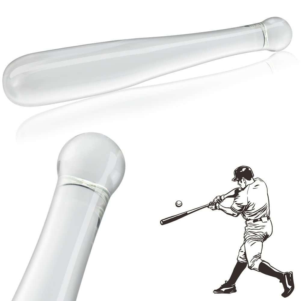 Glass Anal Plug Dildo Anal Próstata Masturbación Masaje Juguete Adulto Tamaño Grande y Pequeño Masculino y Femenino Universal Anal Sex Ass Plug Glass Rod Sex Toy (L)