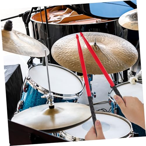 Baquetas Abaodam para batería, 3 pares, con cubiertas antideslizantes, agarre cómodo, para adultos, aptas para baterías acústicas y electrónicas miniatura 6