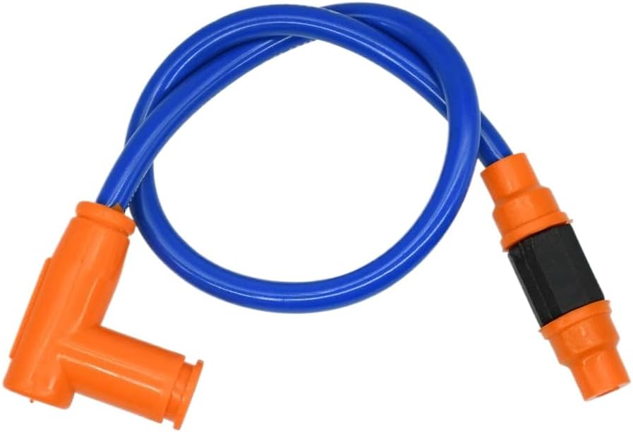 Spark Plug Iridium Power Wires Cap Cover Ignition For Motorcycle ATV Motocross Parts Compatible With Most Models(Orange)