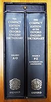 The Compact Edition of the Oxford English Dictionary; Complete Text Reproduced Micrographically Volume 1 A-O and Volume 2 P-Z, Supplement and Bibliography B005MLS5H2 Book Cover