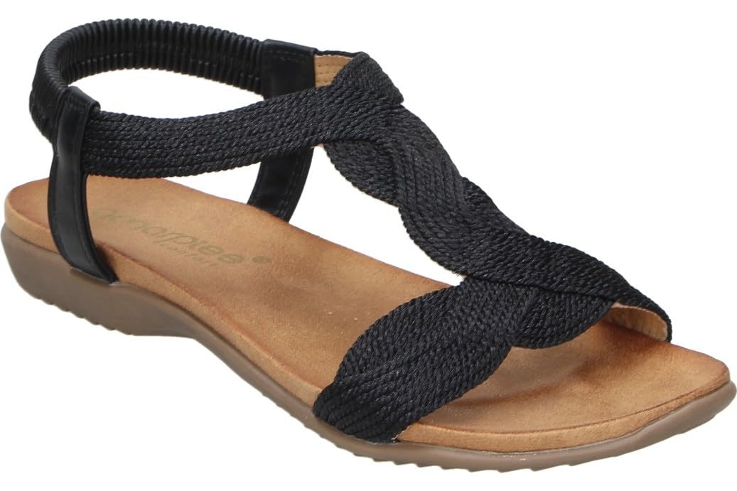 amarpies | Sandalias Planas Mujer – Sandalia Estilosa Sin Cierre – Slip On – Cómodas y Versátiles – Combinables – Modelo ABZ23572