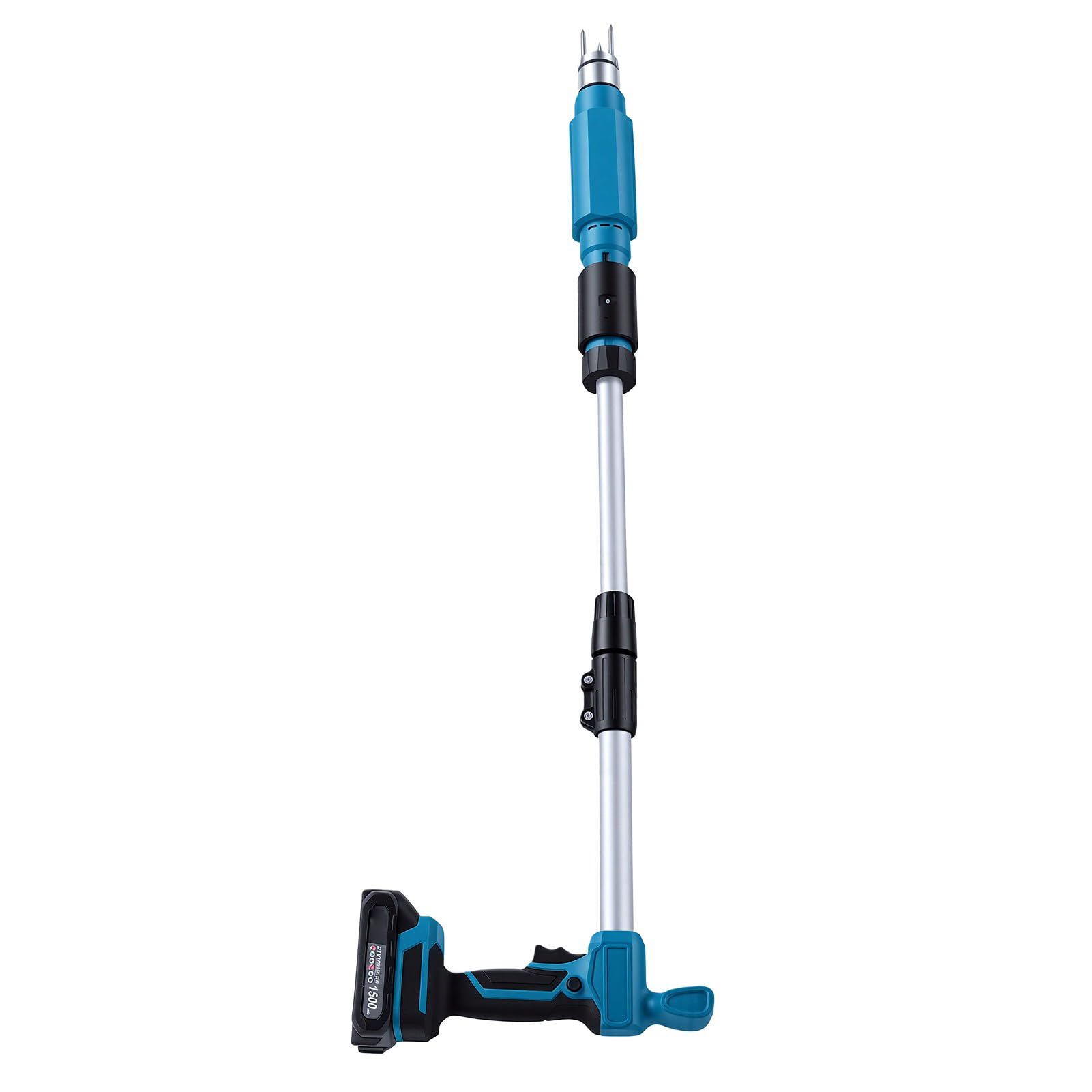 FTVOGUE Elektrisches Unkrautstecher-Werkzeug, 30 Bis 40 Zoll 20-V-Teleskopgriff (EU-Stecker)