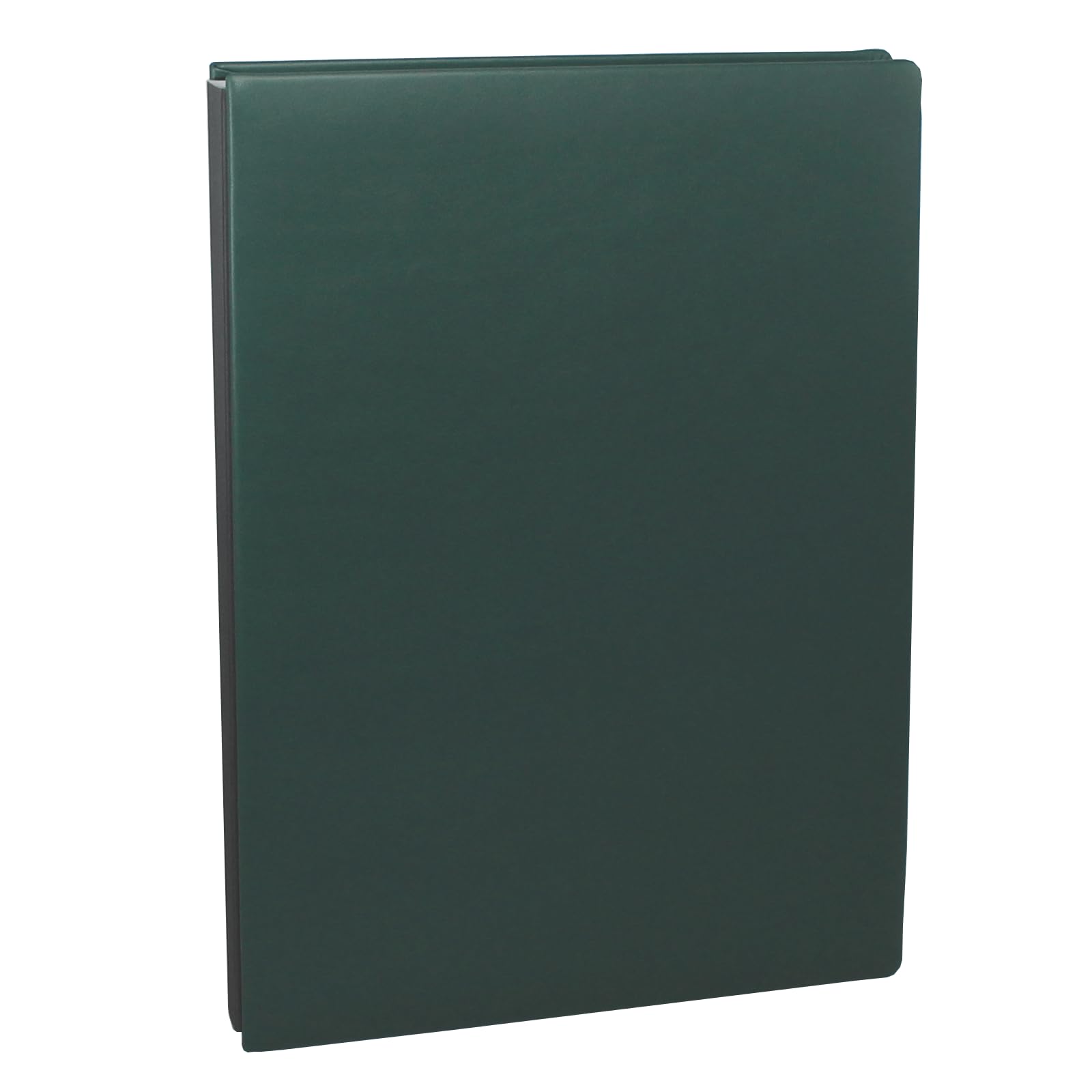 Unterschriftenmappe aus glattem Vollrindleder in Grün, Softcover, dehnbarer Rücken, 20 Register-Trennblätter aus stabiler grauer Kartonage, Aufnahme von DIN A4, Prägungen auf Anfrage