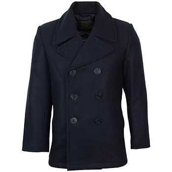 60s US NAVY ミリタリー Pコート DALE FASHIONS INC 60s 実物 米軍 US NAVY ピーコート 濃紺系 34R Pコート USN