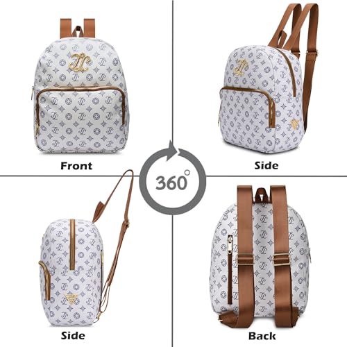 Image of Lavie Signature Women's Colourblock Conway Fashion Backpack for Women | Fashion Backpack for Work | Ladies purse | Stylish Shoulder Bag | Gift For Women