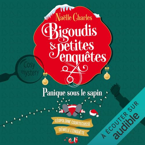 Diseño de la portada del título Panique sous le sapin