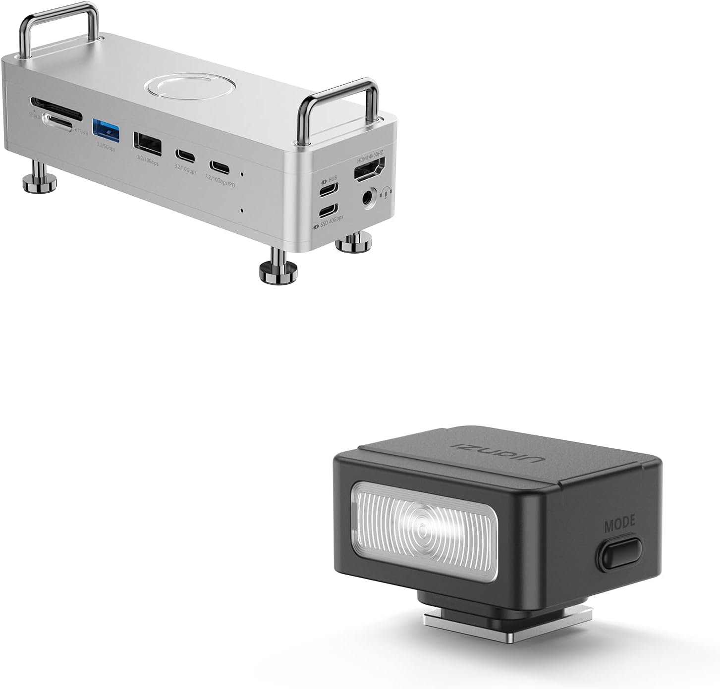 ULANZI QT03 Docking Station and ULANZI SL01 Mini Flash
