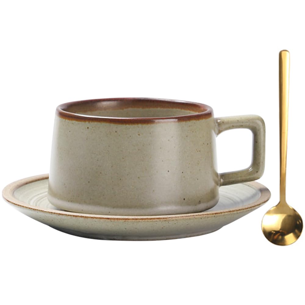 Ensemble tasse à thé et soucoupe vintage céramique cadeau idéal