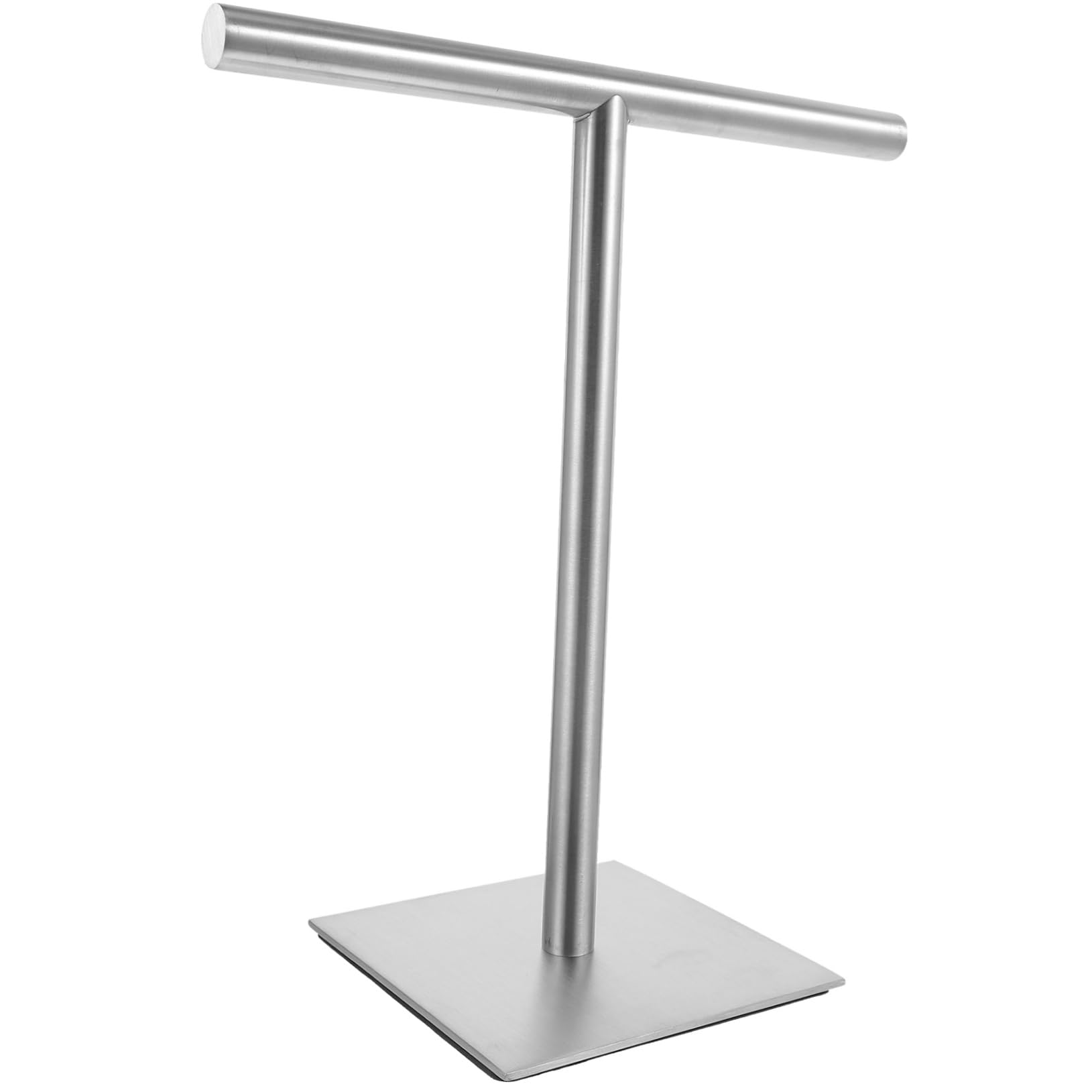 CRILSTYLEO Chrome Towel Holder Sturdy Stainless Towel Rack Stand for Bathroom Kitchen