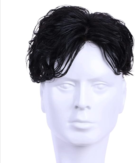 Naturally Handsome Men Wig Real Hair Replacement Thin Skin Lace Hard