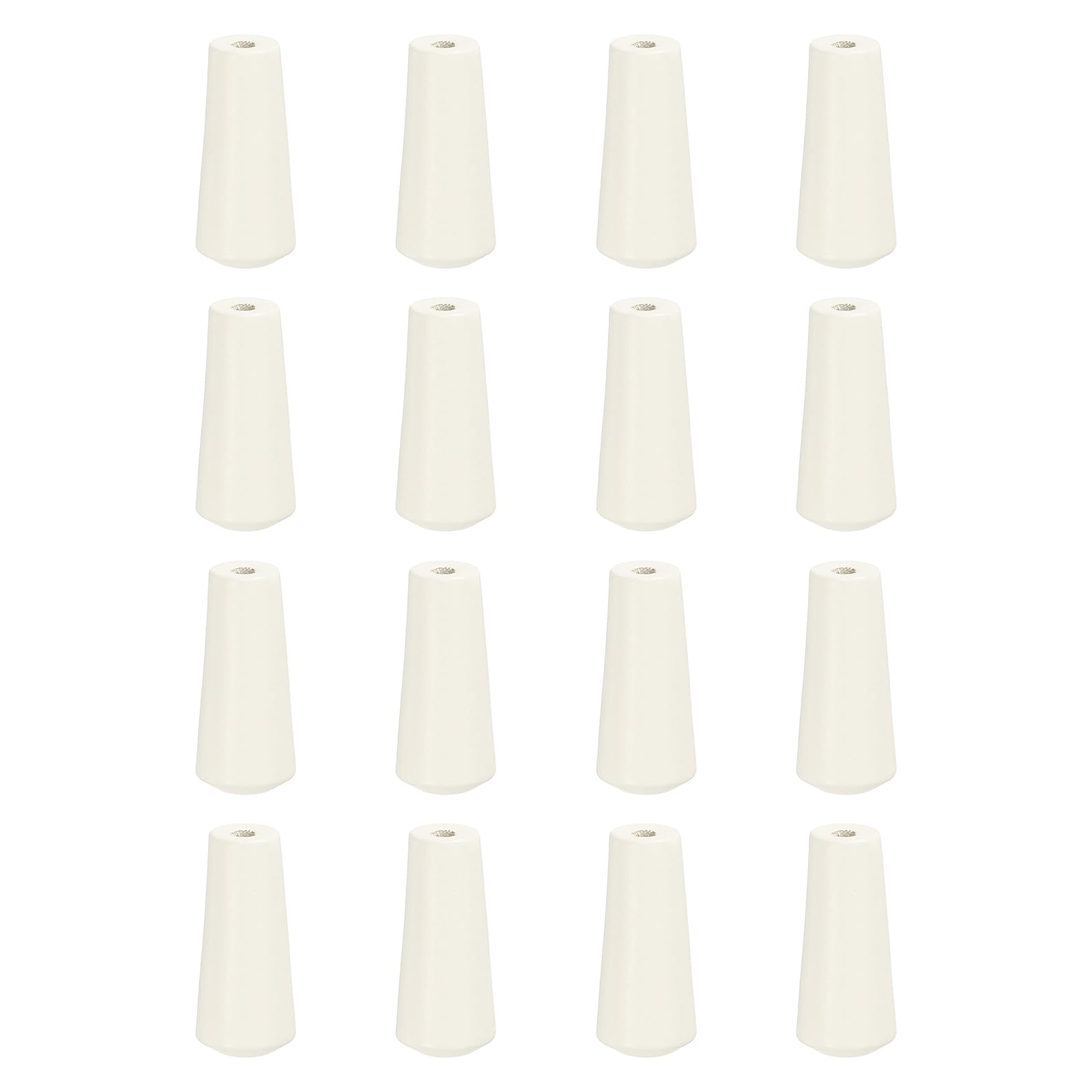 Pomos de cordón para persianas y borlas de madera blanca de 35mm para estores