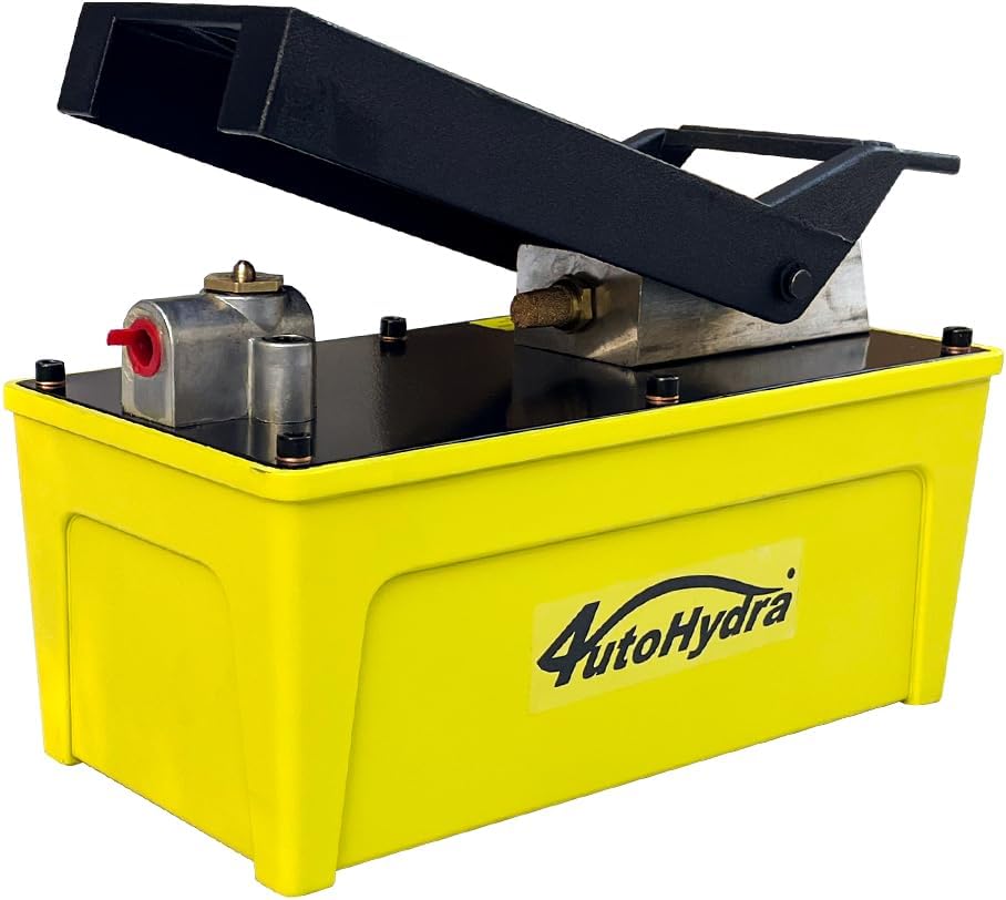 Hydraulic Pump Foot Operated 10,000 PSI Hydraulic Pump for Auto Body Frame Machines and Pulling Post