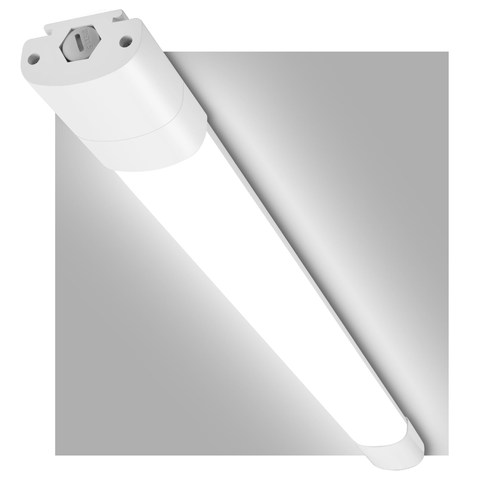 Lámpara de Techo LED 60cm, IP65-36W 4000Lúmenes, Blanco Neutro 4000K, Impermeable para Baño/Cocina/Sótano - Plafón Plano para Taller, Garaje u Oficina