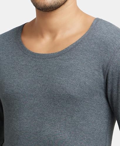 Image of Jockey 2404 Men Extra Warmth Super Combed Cotton Rich Full Sleeve Thermal Set with StayWarm Technology