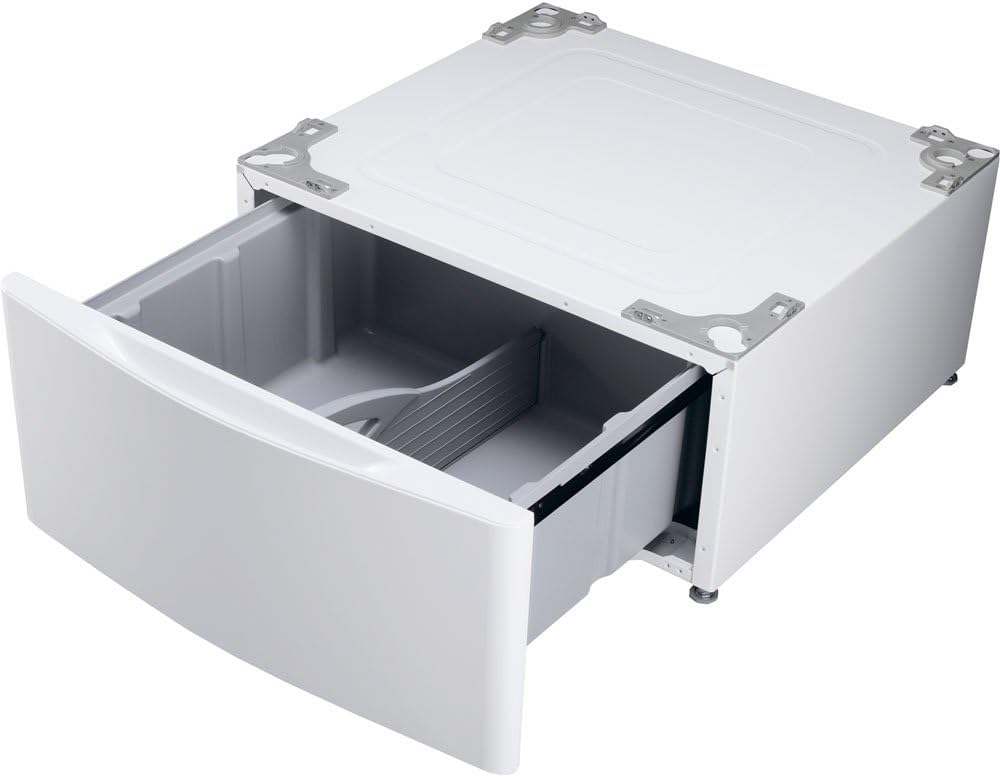 LG WDP5W 29 in. Wide Laundry Pedestal with Drawer Â– White