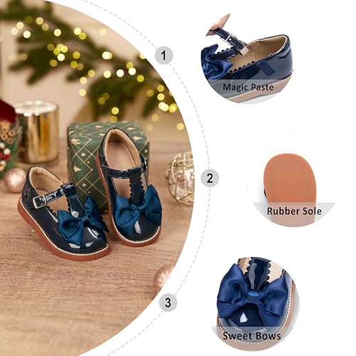 Image of Otter MOMO Toddler /Little Girls Mary Jane Slip-on School Uniform Party Dress Shoes
