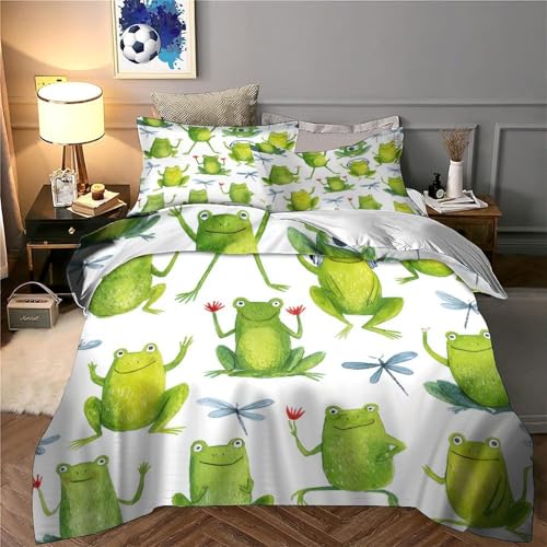 Linge de lit bouledogue français en microfibre résistante effet peinture d'art