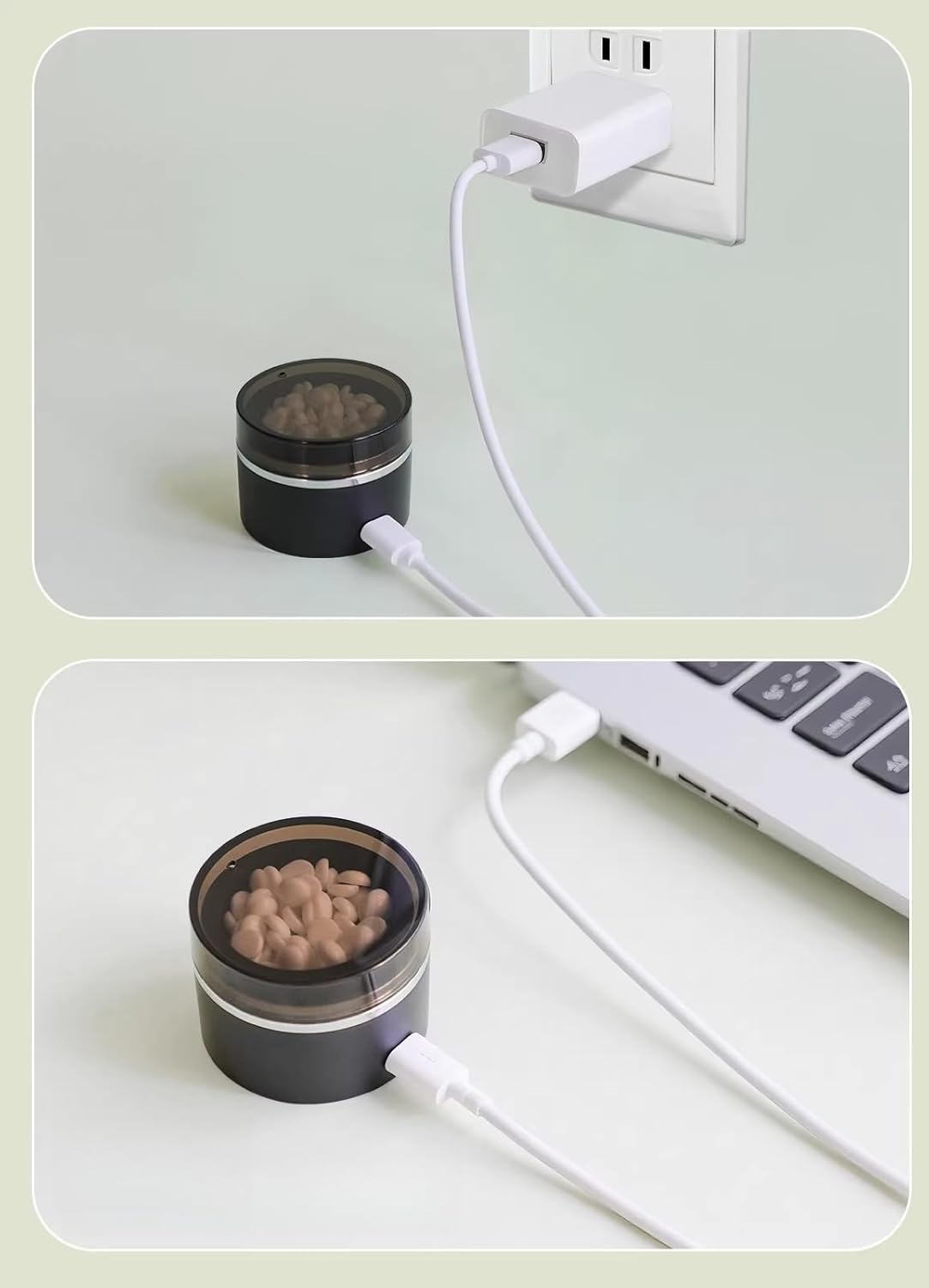 Mini Waxing Kit with Wax Warmer for Hair Removal – Versatile Hard Wax Melter for Ear and Nose Hair Removal, Compact 8ml Set for Women and man, Easy to Carry Wax Kit (Black)