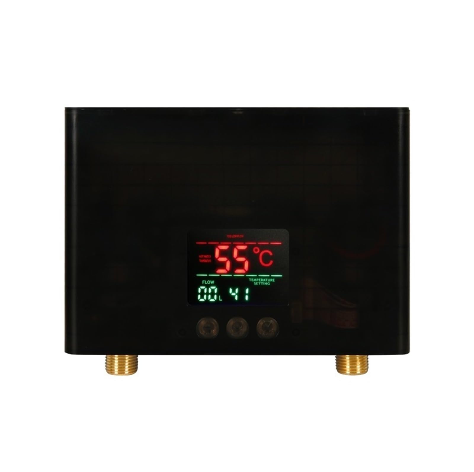 5500W Electric Water Heaters Instant Electric Water Heater Product,Water Temperature Controlled Easily Remote Compact and Durable(Bianco)