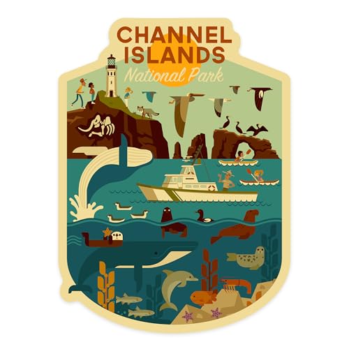 Die Cut Sticker Channel Islands Large