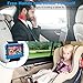 Car Headrest Mount Silicon Holder - Car Mount Compatible with Game Machine Nintendo Switch (Black)
