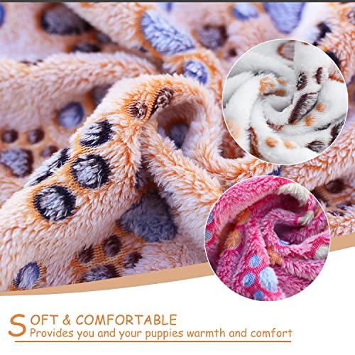 KOGSA Puppy Blankets for Small Dogs, 3 Pack Fleece Dog Cat Blankets Washable, Fuzzy Soft Pet Mat Throw Cover for Kennel⦠- Image 5
