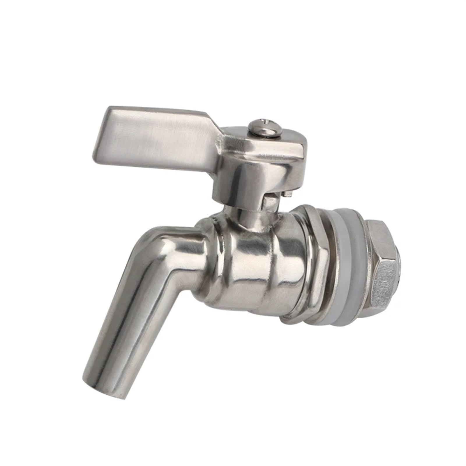 Amnour 3/8" Homebrew Drain Valve Working Pressure 200Psi Sanitary Faucet Drink Faucet Beverage Tap