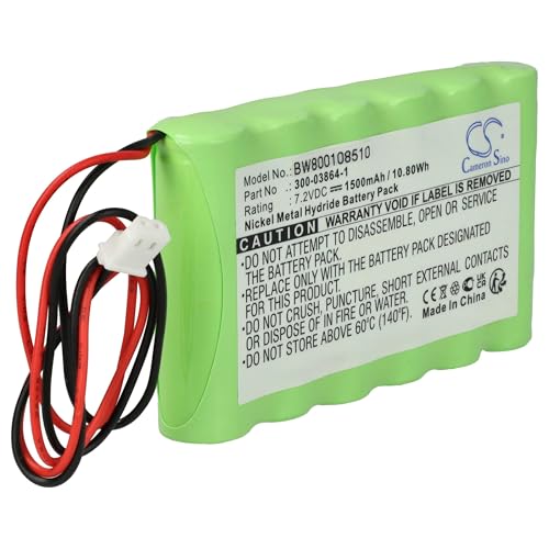 vhbw batteria compatibile con Bentel BW64 computer portatile scanner PDA (1500mAh, 7,2V, NiMH)