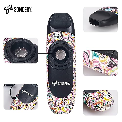 Image of Sondery Professional Kazoo Wind Instrument with 5 Membranes, Lanyard and Pouch