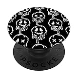 Melting Happy Face Smile Trippy Acid House Sad Graffiti PopSockets PopGrip: Swappable Grip for...