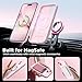 GolbinBox Magnetic for iPhone 15 Case, Compatible with MagSafe, [Soft Anti-Scratch Microfiber Lining], Slim Liquid Silicone Shockproof Protective Phone Case for iPhone 15 6.1 inch, Chalk Pink