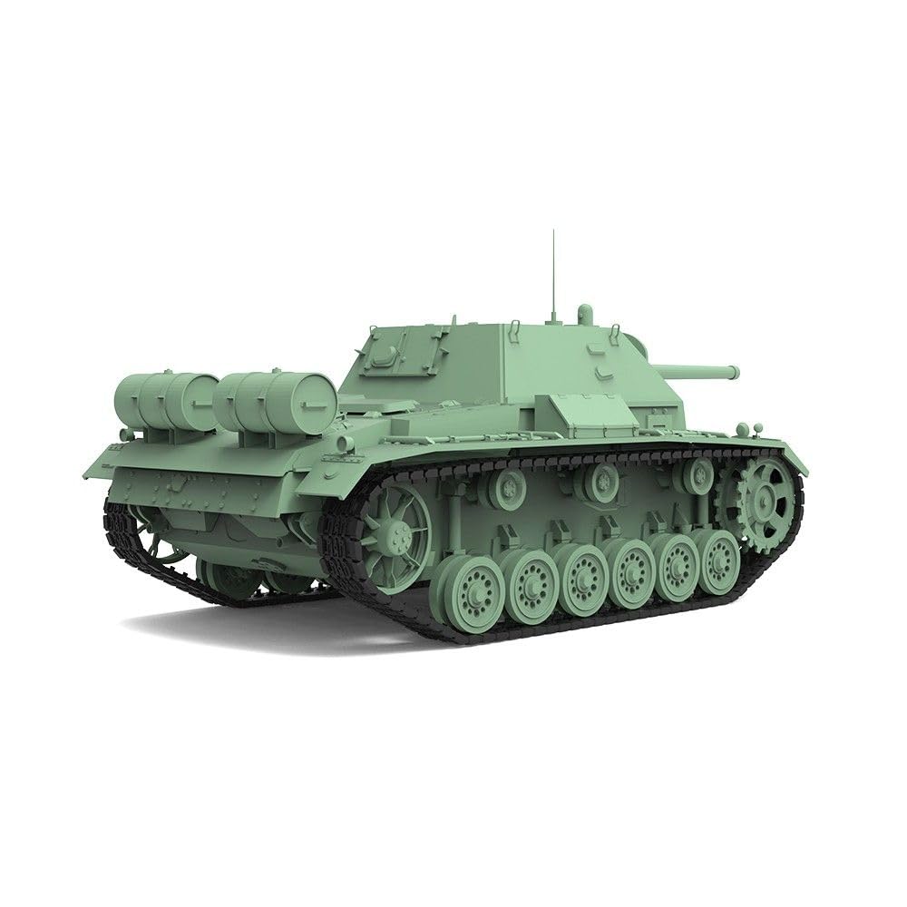 MRY-SFW Char de l'armée non peint 1/35 kit de modèle militaire destructeur de char soviétique su-76i