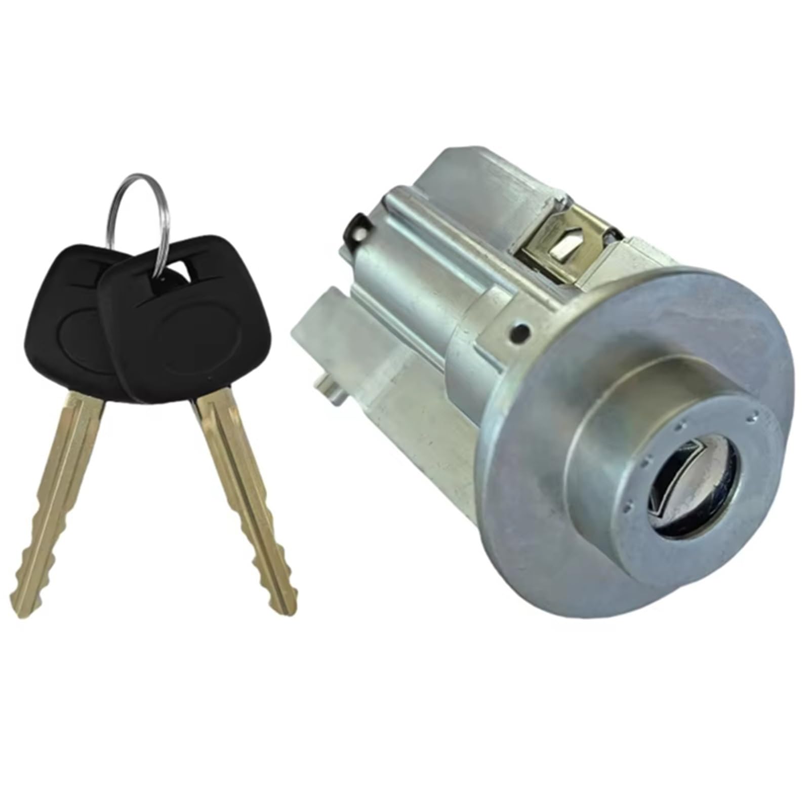 Dzwdy One Color Ignition Switch Lock Compatible With Toyota For Camry For Crown For Reiz Ignition Barrel Cylinder Lock Key 2 Pieces Automobile Parts 69057-02361