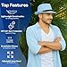 Funky Junque Mens Fedora Hats – Stylish Straw Hats for Men, Classic Men's Fedoras, Short Brim Panama Beach Hat, Summer Dress Hat - Light Blue (Large/X-Large)