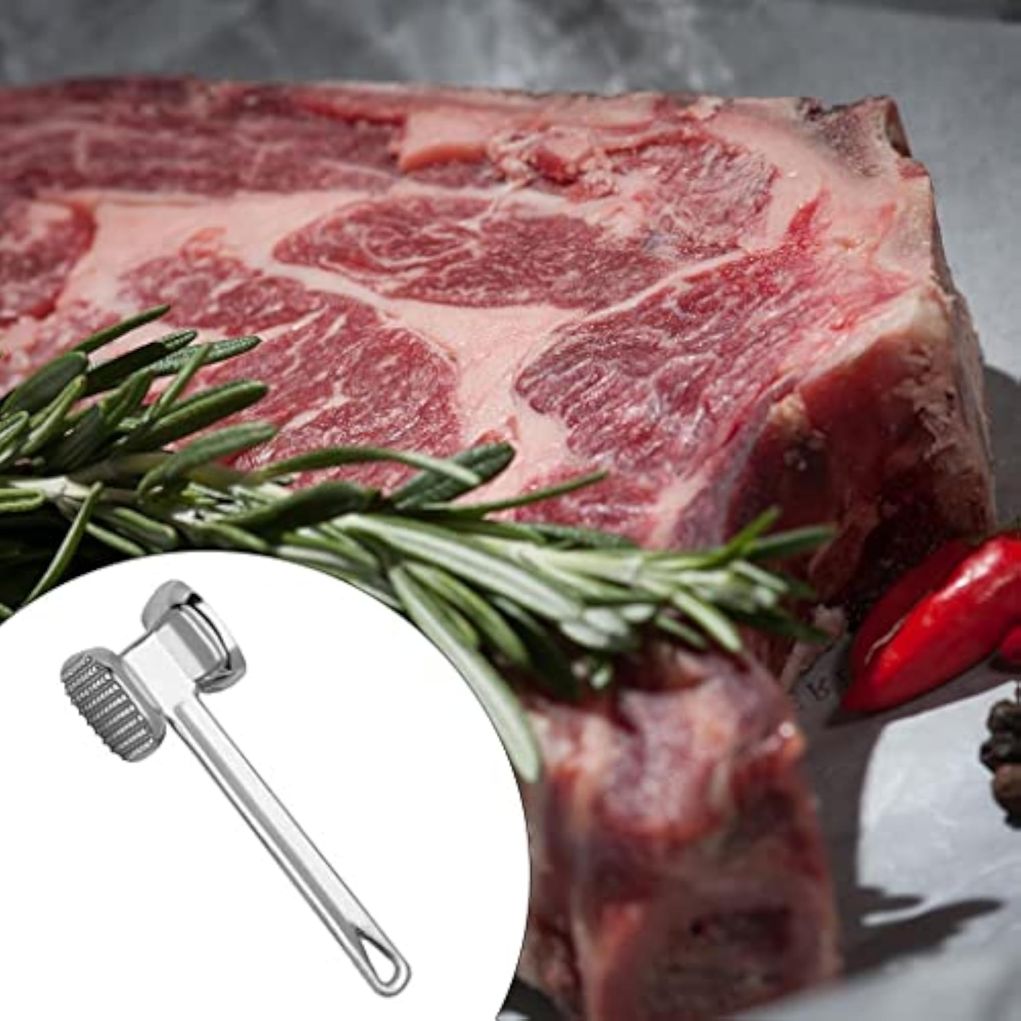 Double Side Beef Steak Mallet Meat Tenderizer Hammer